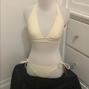 Juicy Couture Cream String Bikini